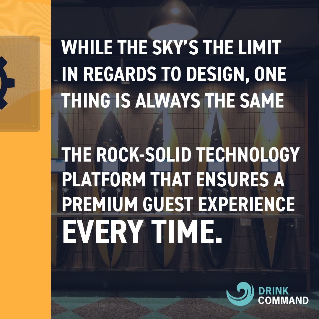 DrinkCommand's tweet image. While the guest-facing hardware may look different, the underlying technology platform that runs every Drink Command installation is identical, providing rock-solid stability in the long term.

#dreambig #selfserve #innovationtechnology #drinkcommand #hospitalitytechnology