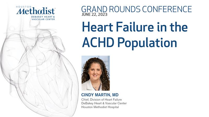 Join us June 22 for a Grand Rounds conference featuring @CindyMMartinMD presenting Heart Failure in the ACHD Population.” Watch LIVE: bit.ly/GR062223. #CardioEd #CardioTwitter