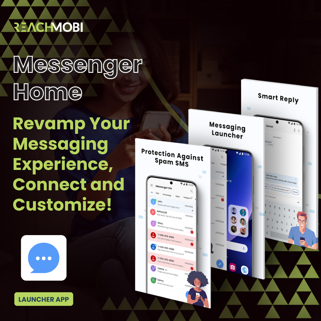 TweetReachMobi's tweet photo. Get ready for an enchanting one-swipe messaging experience! 🪄 Swipe right to unlock a world of text messages, left to return to your home screen. Download now to unleash the power of #OneSwipeMessaging ➡️ https://t.co/1CqoArREor

#MessengerHome #GIF #ByeByeSpam #Android https://t.co/DCkpkxcwW8