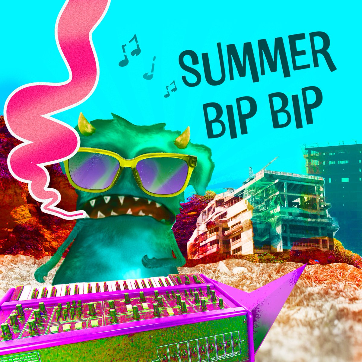 Something new is coming soon: get ready for my new single “Summer Bip Bip” out on June 23rd. This bright and colorful cover was created by Julien Foll, who was inspired by IA (because we’re in 2023). It gives off a utopian vibe that I like. ➡️ Pre-save: idol-io.ffm.to/summerbipbip