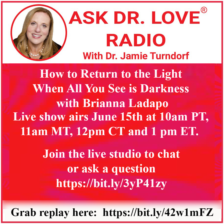 askdrlove's tweet photo. Today on "Ask Dr. Love" we are featuring Brianna Ladapo and "How To Return To The Light When All You See Is Darkness".

tune in live:  https://t.co/7nLJRifMY4 https://t.co/cW6MYcf8Yh