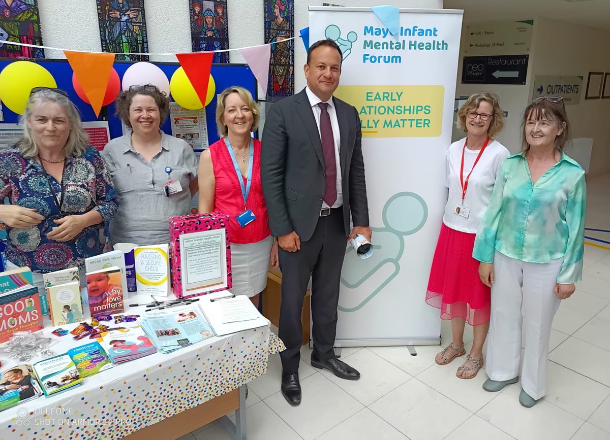 MaireadL2's tweet photo. It is Everybody’s business #infantmentalhealth Lots of interaction #mayobabyweek stand #MUH @saoltagroup Now we’re talking securing children’s futures - have a Listen 👉 https://t.co/ZHwTpkFHiz @CypscIrl @SIGPeP @NWIHP @NMIH12 @IMHIreland @vam1852 @AnneMarieCasey1 @siobhanmh https://t.co/5MBrFRIJH4