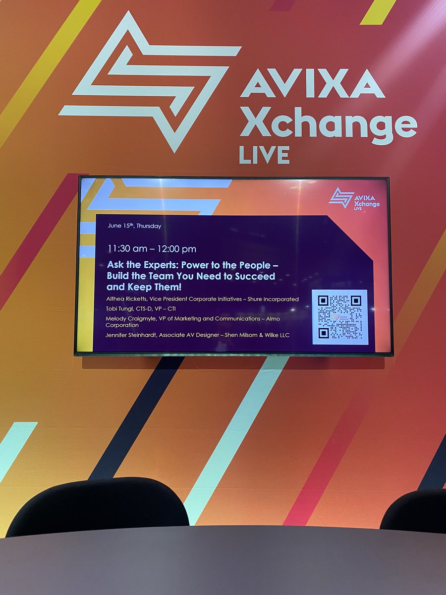 Let’s do this! <a href="/AVIXA/">AVIXA</a> Xchange Live. 🔥#infocomm23