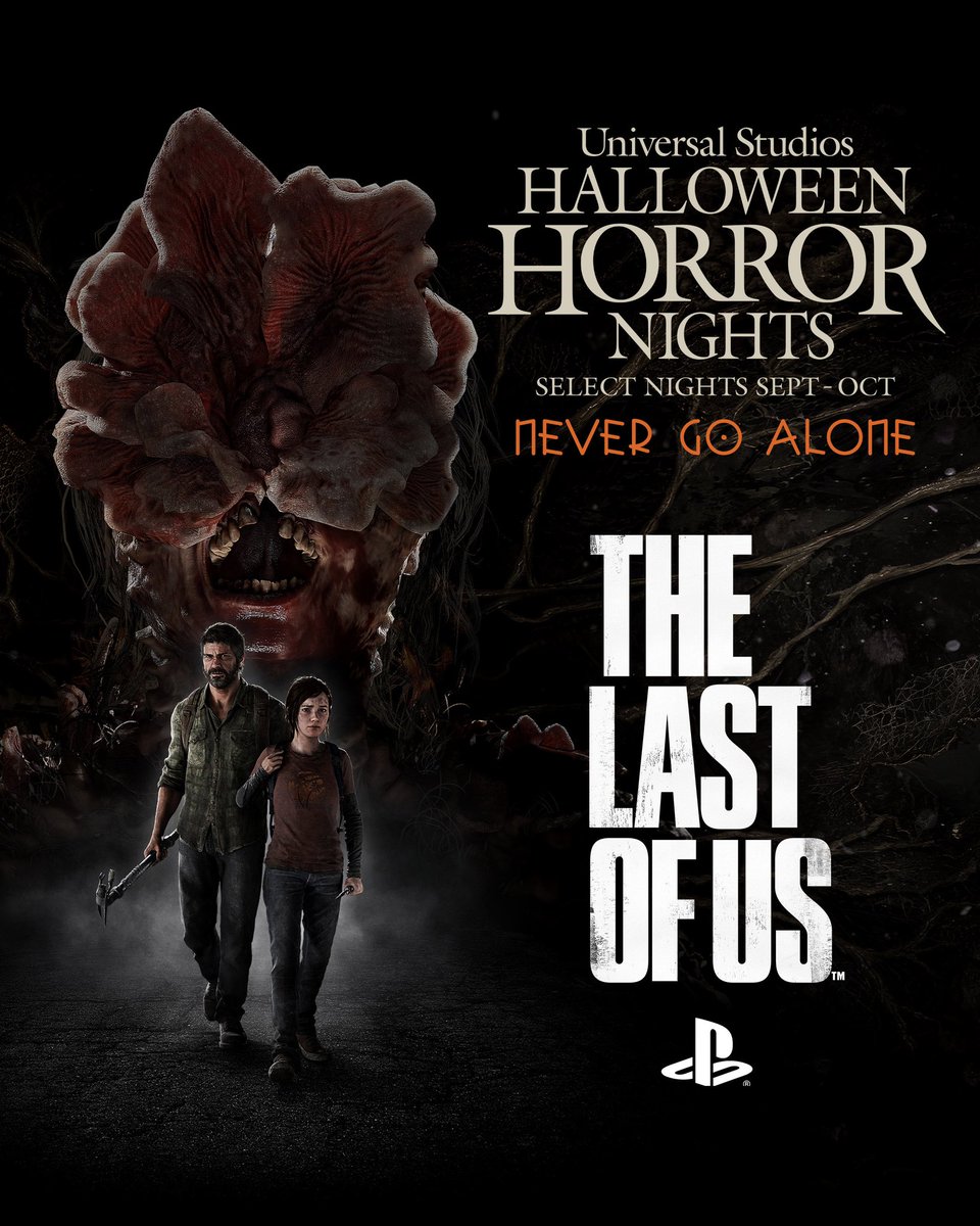 DiscussingFilm's tweet photo. ‘THE LAST OF US’ is getting its own Halloween Horror Nights experience later this year at Universal Studios theme parks. https://t.co/qcQrZYFPyN