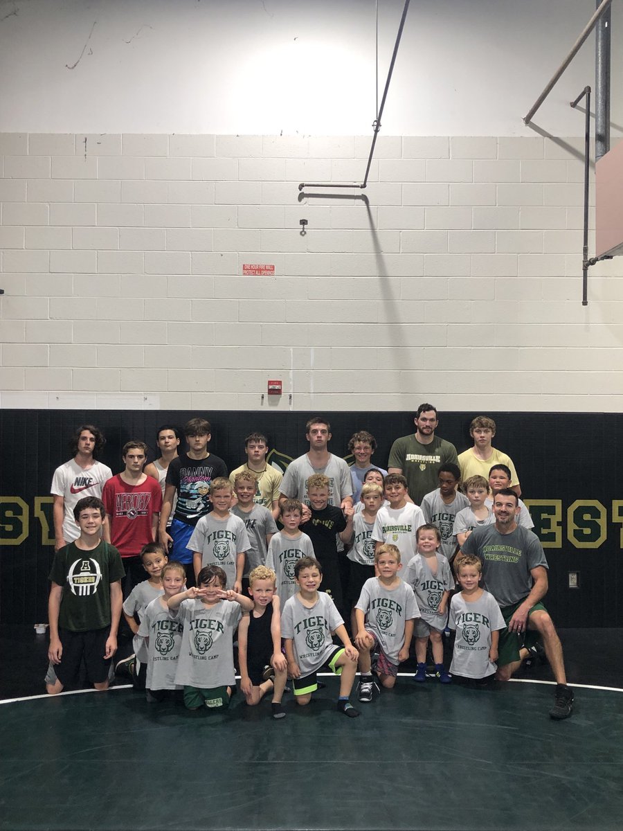 ⁦<a href="/AHSWrestling306/">AHS Wrestling</a>⁩ Camp in the books! Great job this week Tigers 🐅 ⁦<a href="/JWHarris119/">Joey Harris</a>⁩
