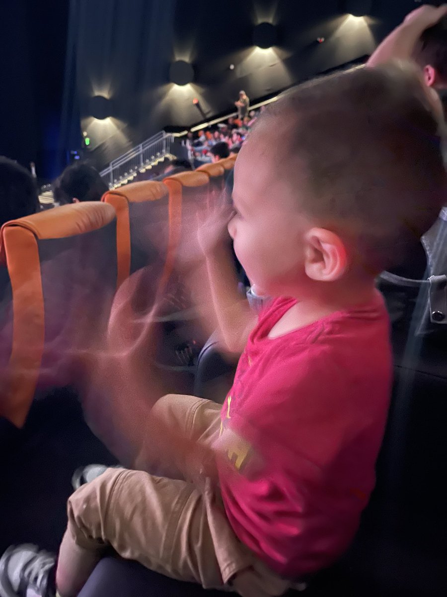 contractoralex_'s tweet photo. Earlier this week I took my 2 year old to see The Flash. His first theatre experience. He did great and loved the movie. Screamed “FASHHHH” “BATMANNN” and “SHOOPAGRILL” many times, but no one could hear bc the crowd was very engaged throughout. Great movie! @JamesGunn https://t.co/OVw3y9bV2e