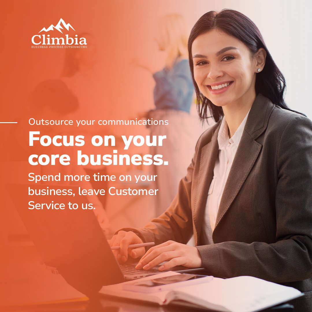 ClimbiaE's tweet image. 🎯📞 Outsource Your Communications - Focus on Your Core Business! 📞🎯

💼 At Climbia, we believe in letting businesses do what they do best! We&apos;re here to handle your communications, allowing you to focus on your core business

#OutsourceCommunications #FocusOnCore