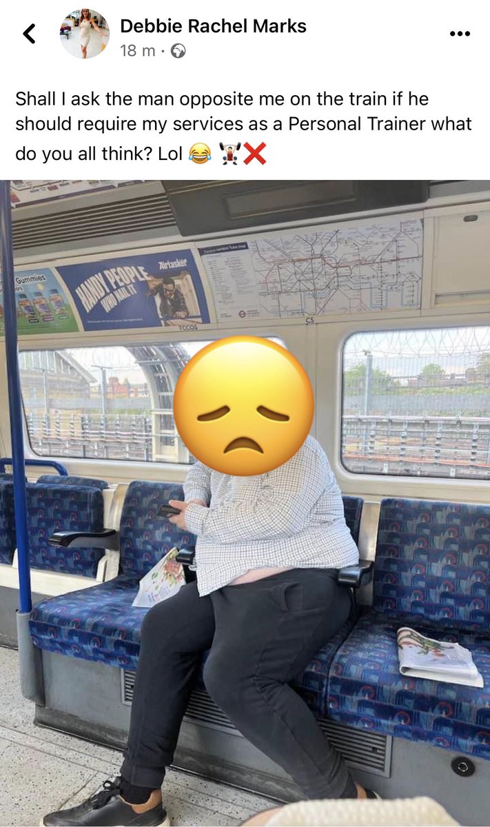 Mayah_Riaz's tweet image. Why is social media so cruel?

If this man sees the post which is public, let him see this one FIRST. Filled with love for him. Kindness is everything.

Can we please not be so judgemental. This is “marketing” at its worst 😞

Please share. Send him love &amp;amp; kindness.