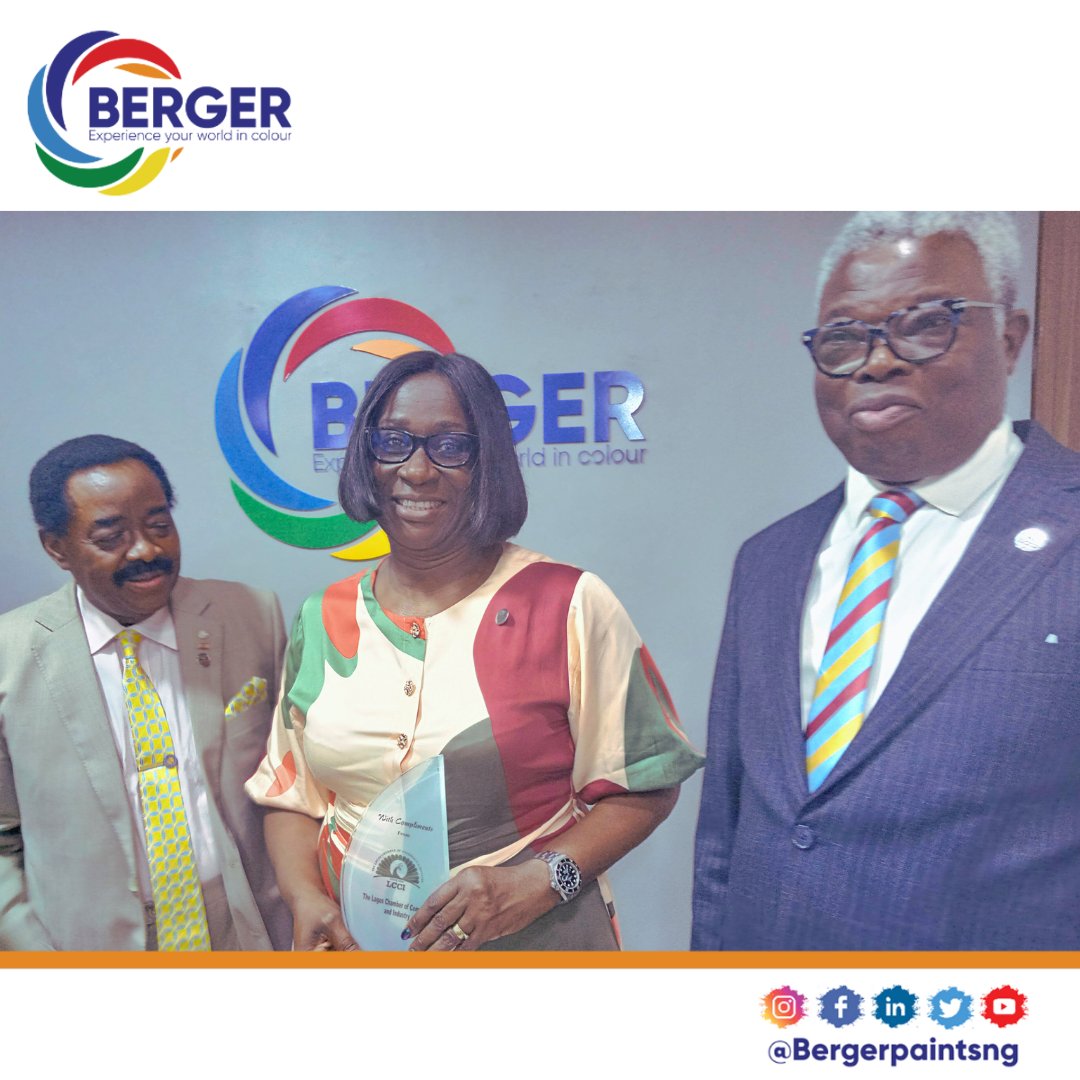 Courtesy Visit to Berger Paints by the Lagos Chamber of Commerce and Industry (LCCI) led by the President- Asiwaju Dr. Michael Olawale-Cole (CON) and Executive Members. We appreciate the chamber for the visit and their continual support to our #industry. #BergerPaints