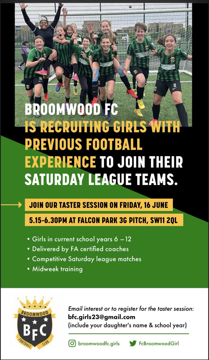 We are looking for new female footballers! Please RT! And please get in touch!