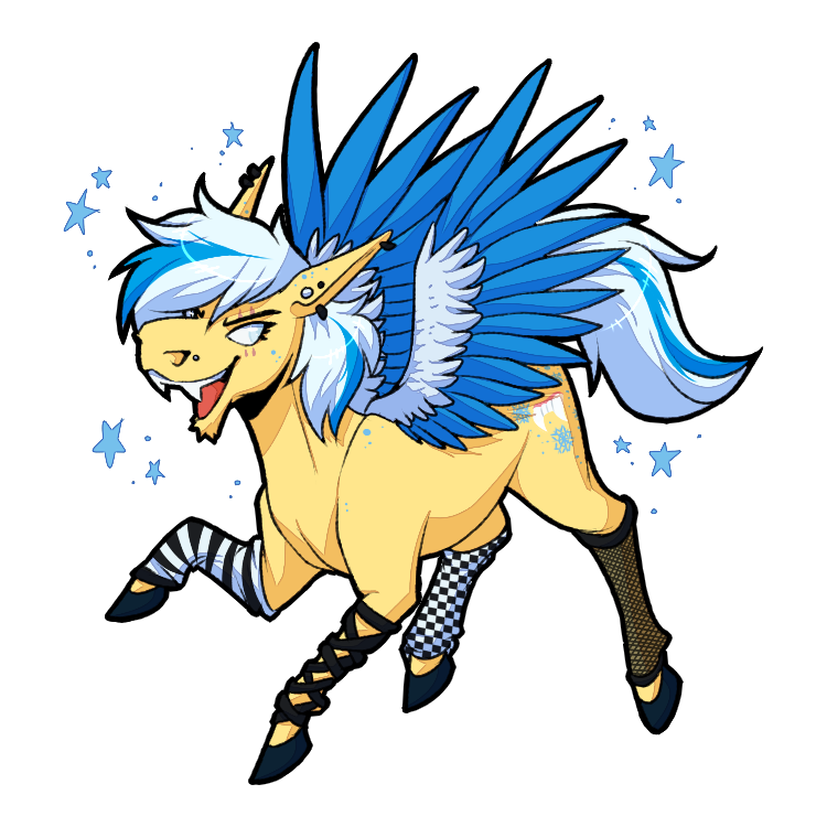Prof_Aurabolt's tweet photo. Been on an MLP kick so redraw of one of my first MLP oc's, she's still so cool her names Frost Bite, I am not immune to horses. https://t.co/nfUd2jv3Ji