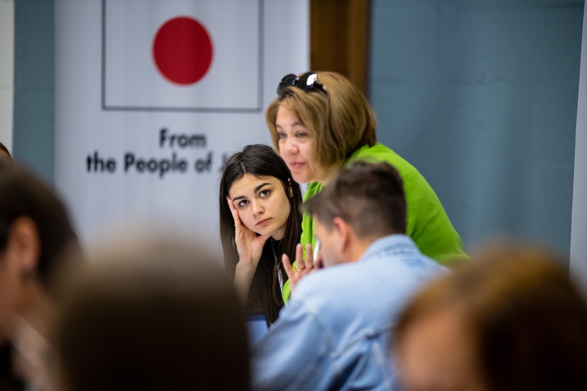 UNDPUkraine's tweet photo. 1/4 Amidst a full-scale war, the “Filter” National Media Literacy Project continues strengthening Ukrainians' info resilience. With support from @UNDP and the gov'ts of Japan and Germany “Filter” launched work on a National Media Literacy Strategy. @JPEmbUA, @GermanyinUA https://t.co/6gfQNYOPzv