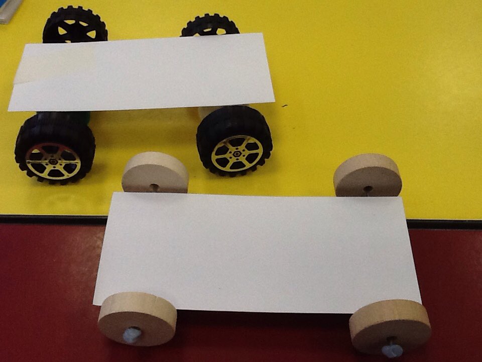 MarlboroughPrim's tweet image. #D&T #technicalknowledge #Year2 we had lots of fun finding out about fixed and free axels today, adding them to a chassis to help us decide which we will use in our designs next week.