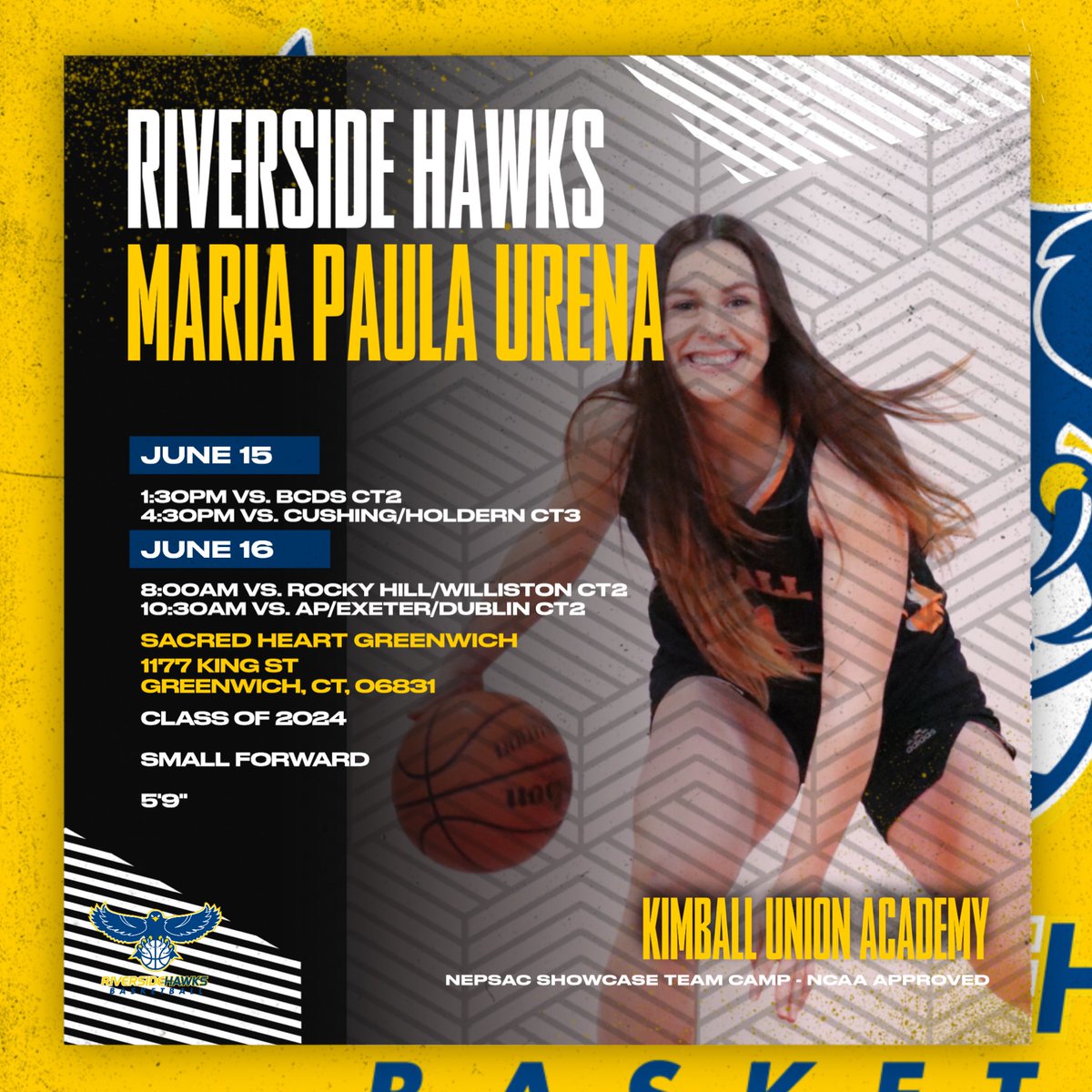 Good luck to <a href="/Nafissatou_2024/">Nafi</a> <a href="/MariaPaulaUre24/">María Paula Ureña</a> and the rest of the KUA crew, led by <a href="/coach_pascual/">Coach Pascual</a>.

Here is the livestream link to their 1:30 p.m. game:

shgreenwich.org/athletics/live…