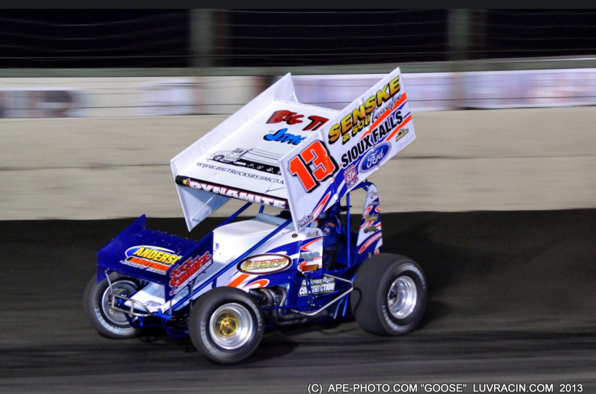 Sunday, June 23, 2013 - Huset's Speedway - Mark Dobmeier #13 (Goose photo) <a href="/DobmeierRacing/">Mark Dobmeier</a>