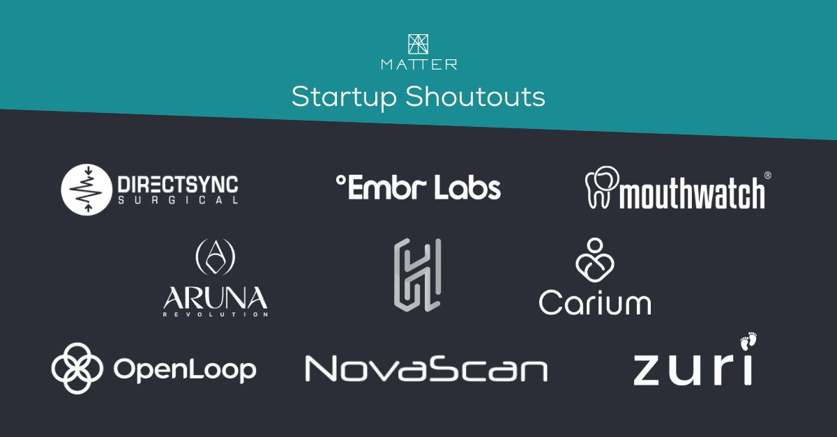 Every day, innovators across the MATTER community build new solutions that accelerate innovation, advance care and improve lives. Over the last three months, MATTER startups have won competitions, fostered impactful partnerships and more. Learn more at: bit.ly/3qGVAUJ