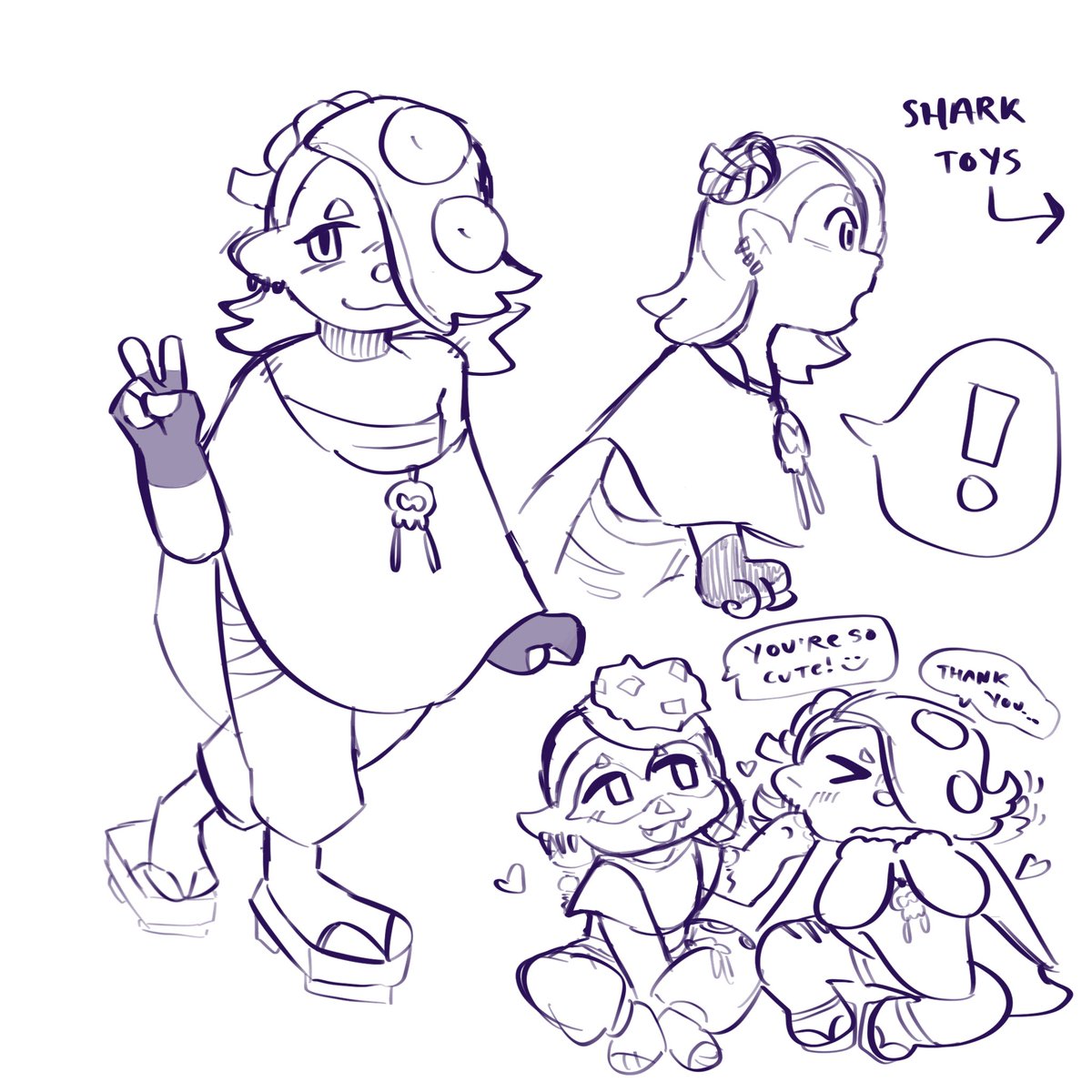 shiver doodles (and a frye) #Splatoon3