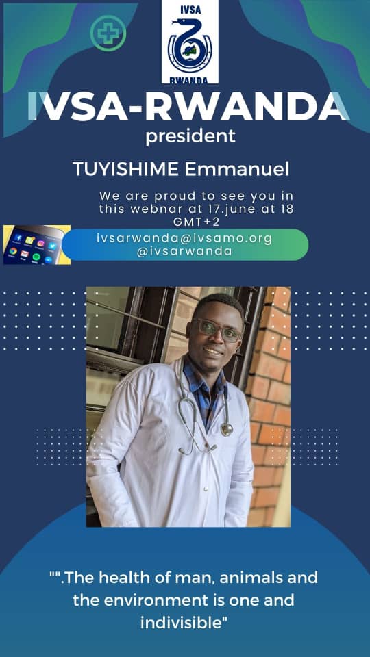 <a href="/IVSARwanda/">IVSA Rwanda</a> is inviting you in the upcoming exciting webinar! 

Tell a friend to tell a friend!