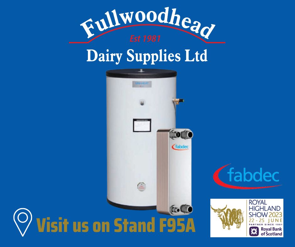 If you are looking to improve energy efficiency in your dairy, visit us at the Royal Highland Show on stand F95A to discuss options, including Fabdec's Spar-Heat.

Find out more on our website: fullwoodhead.co.uk/Article/Genera…
#rhs2023 #royalhighlandshow