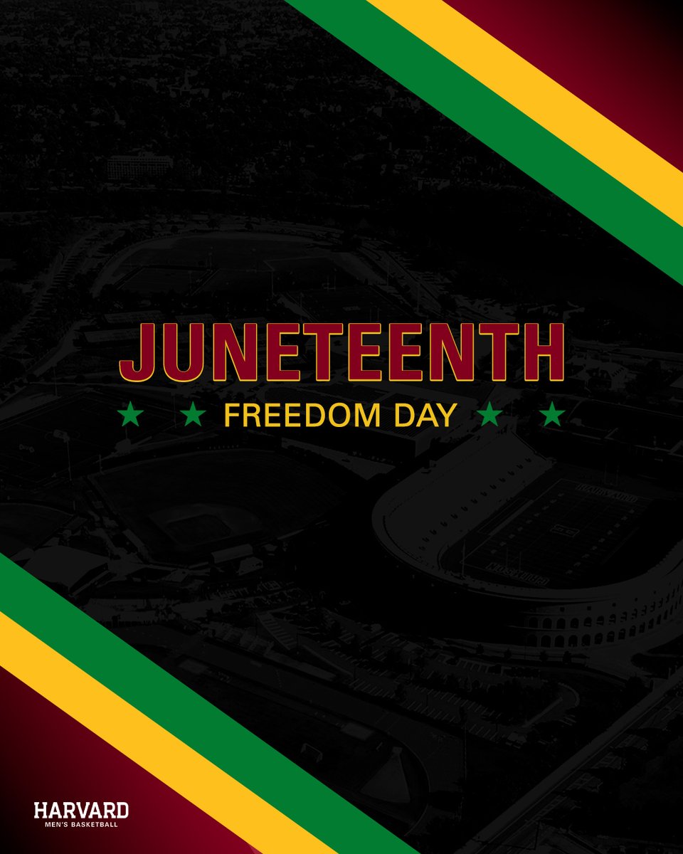 Today, we remember Juneteenth and celebrate Black freedom.

#OneCrimson