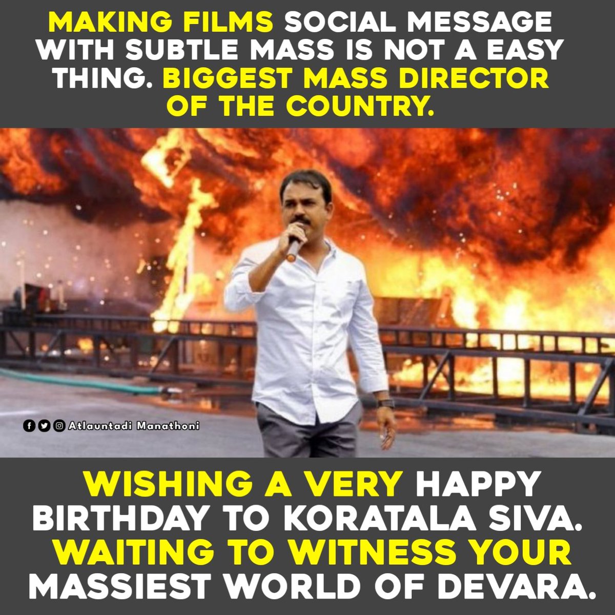 AUMT____'s tweet photo. #HBDKoratalaSiva #KoratalaSiva https://t.co/1OMgEdRs0J