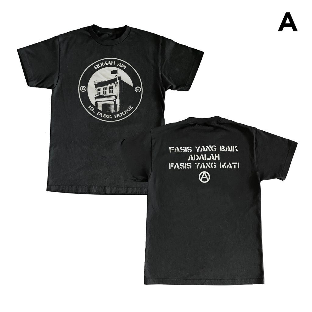 SzaResa's tweet photo. Solidarity Tee By Rumah Api, Open Jastip dari Kuala Lumpur, Exclusive Releases, Screen printing by Kedai Bogus.
Ijin Tag min @humafield
#rumahapi @RumahApi2 @bogusmerch https://t.co/QLLV5C6mf0
