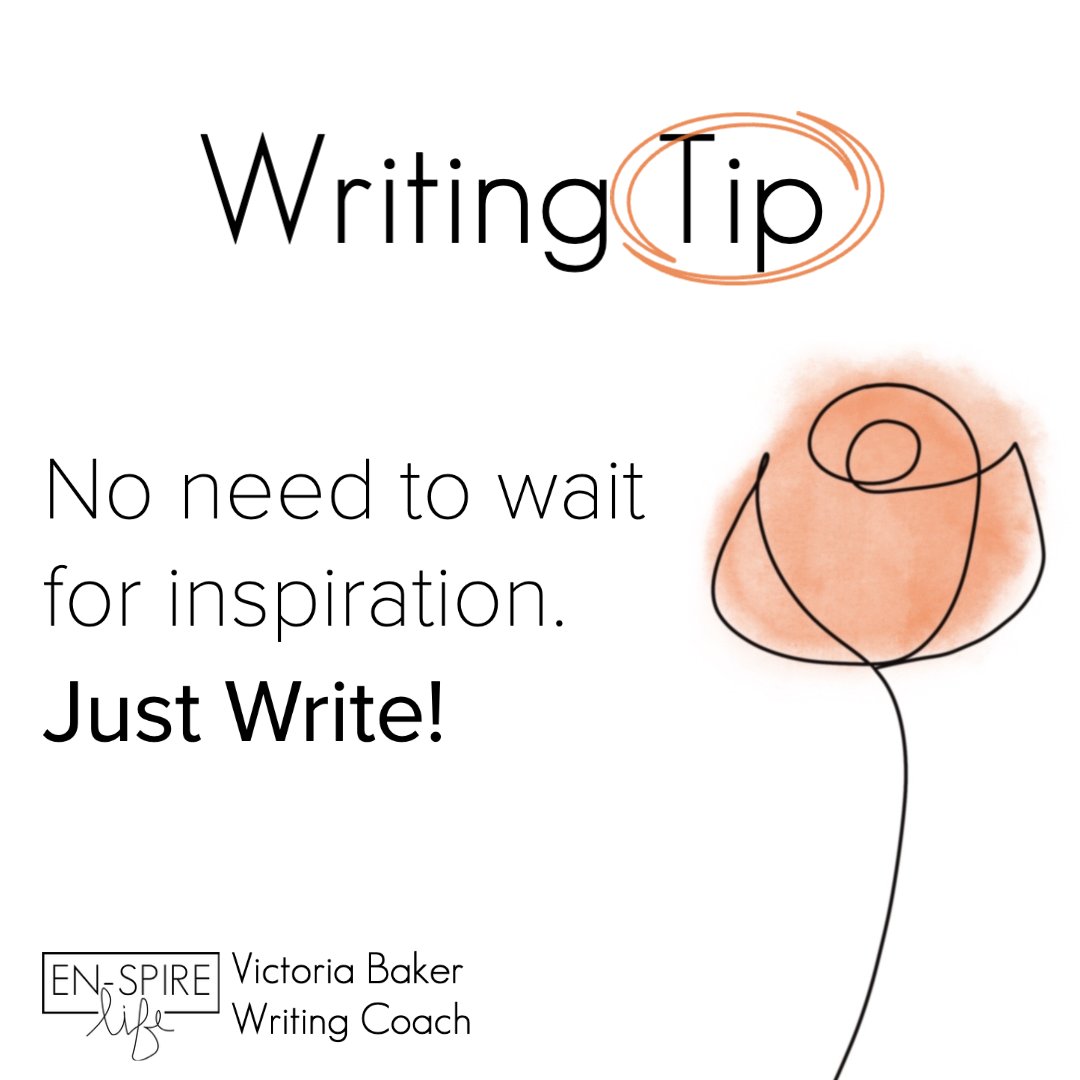 Sometimes I find myself waiting for some kind of inspiration before I will sit down to write. Other times, I just write. It always works better when I “just write.” Do it!

#enspirelife #writingtip #justwrite #enspirelifecoaching #writingcoach #author #writer