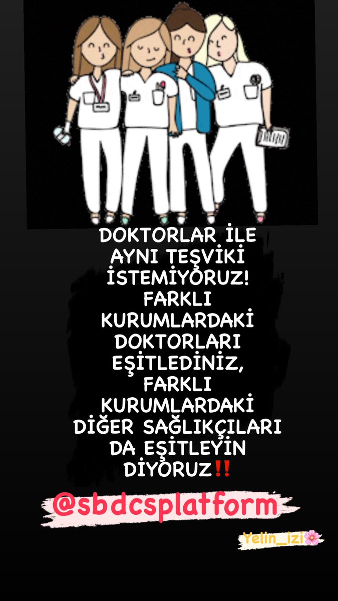 Haticeenay2's tweet photo. Sağlık bakanlığı dışı kamuda çalışan sağlık çalışanları olarak sağlık bakanlığı personeli ile eşit haklardan faydalanmak istiyoruz. 
#bizdesağlıkçıyız
@sbdcsplatform 
@MemurSenKonf 
@TurkiyeKamusen https://t.co/1qUpUzvctp