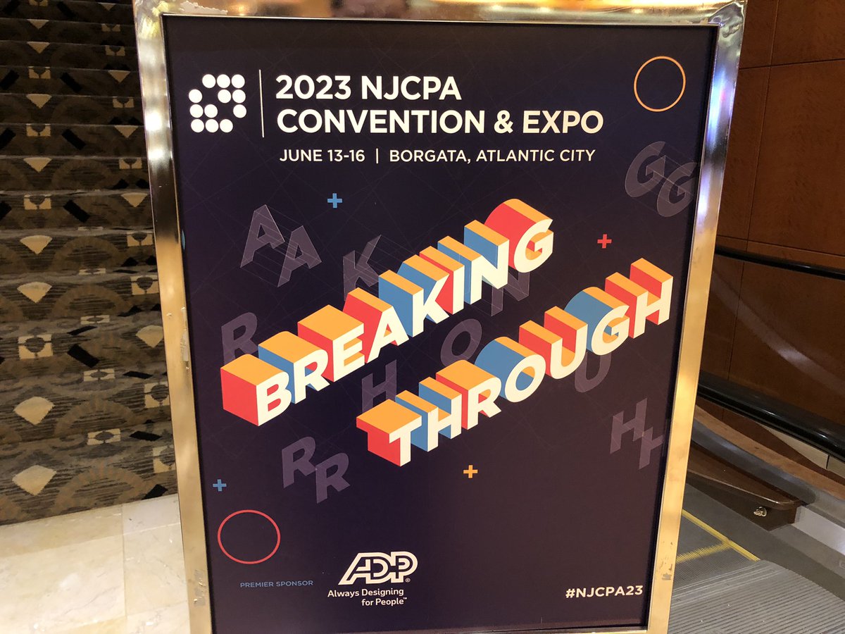 Greetings from @BorgataAC for the 2023 @NJCPA Convention & Expo #NJCPA23