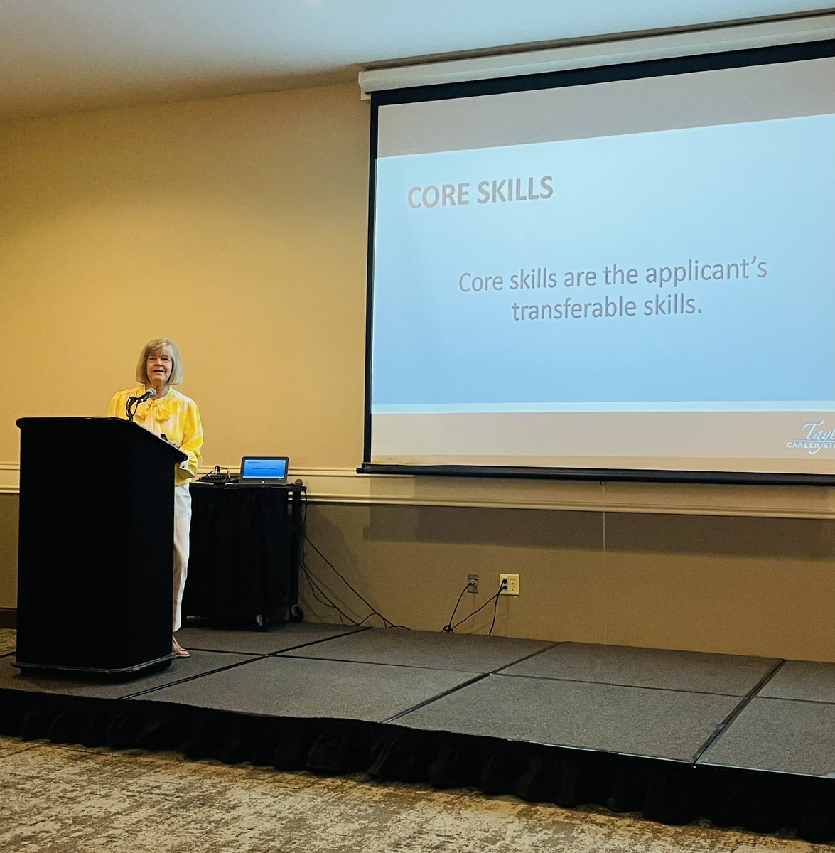 Thanks to @DrAngieTaylor (one of my favorite people in the world) for talking to @NKYSHRM today about core skills. #HR #SHRM #employment #essential #skills