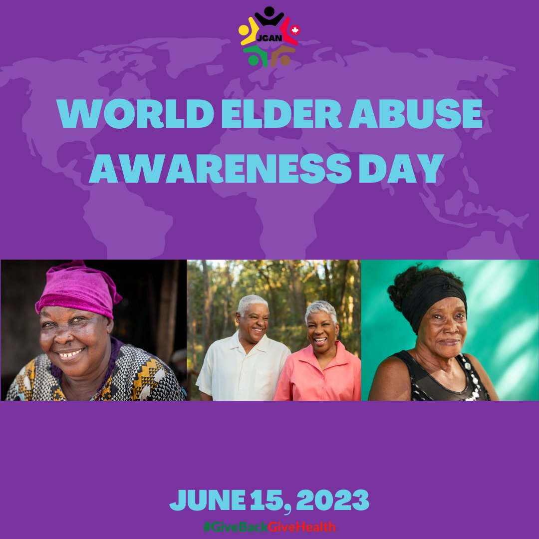 JCANTweets's tweet photo. Today is World Elder Abuse Awareness Day. Visit https://t.co/urAZs7Gyvl to learn more and get involved today!🤝

#givebackgivehealth #jcan #charity #WorldElderAbuseAwarenessDay #awareness #elderabuse #safety #elderlycare #seniors #ElderAbuseAwareness #WEAAD #weaad2023 https://t.co/kF4E7FD218