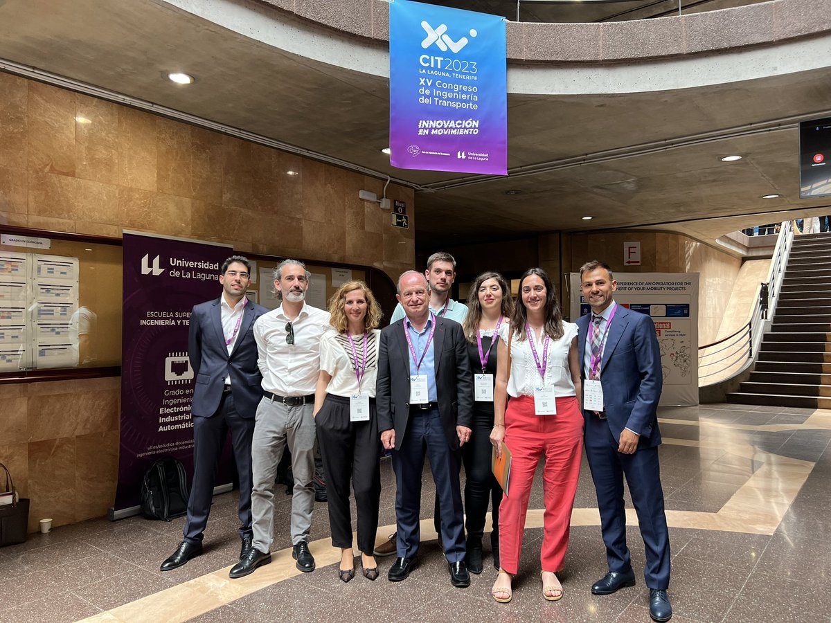 El equipo del GIIC-UPV al completo tras el segundo día de <a href="/CIT_2023/">CIT2023</a>. Para algunos de nosotros ya son más de cinco ediciones y otros se han estrenado en esta edición, pero siempre con la misma ilusión.

<a href="/FITransporte/">FITransporte</a> <a href="/UPV/">Universitat Politècnica de València</a> <a href="/CaminosUPV/">Caminos UPV</a>