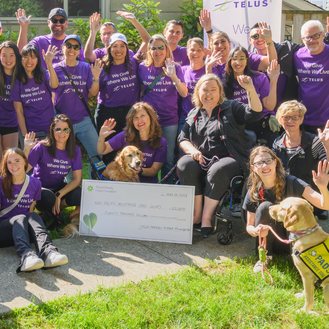 FriendlyFuture's tweet photo. Thank you to all of our charity partners who hosted @TELUS team members, Community Board members and our Foundation Board members for #TELUSDaysofGiving events. It was an absolute pleasure to connect with our grant recipients through volunteerism. #GiveWhereWeLive https://t.co/iN9Z9HjQbD