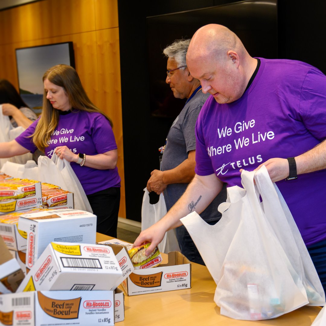 Thank you to all of our charity partners who hosted <a href="/TELUS/">TELUS</a> team members, Community Board members and our Foundation Board members for #TELUSDaysofGiving events. It was an absolute pleasure to connect with our grant recipients through volunteerism. #GiveWhereWeLive