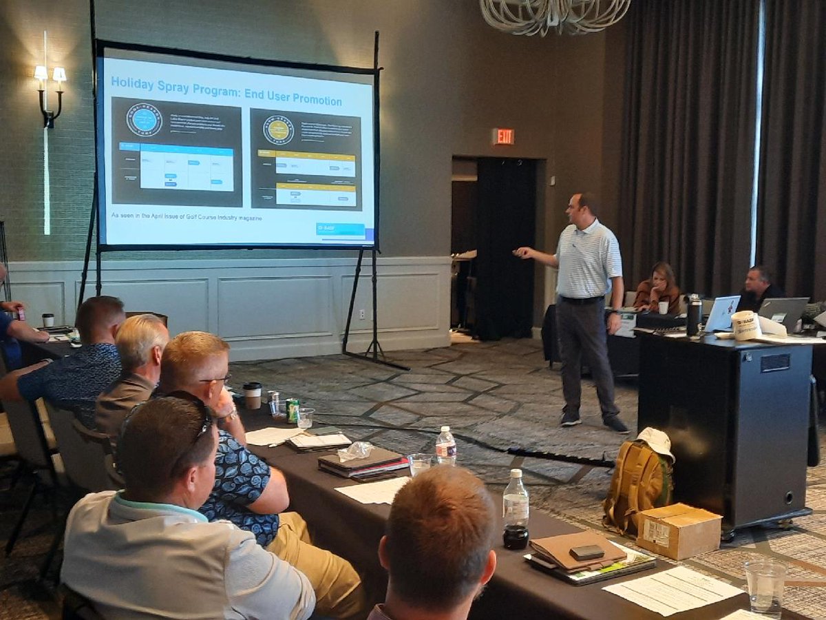 BASFAgProducts's tweet photo. This morning, I worked with 2 colleagues to present product info to a distribution partner. Working w/ valued partners to integrate our products into the agronomic needs for end-users is a high priority of every workday. Nothing better than working w/ great people! #BelongAtBASF https://t.co/7jjATfcqa5