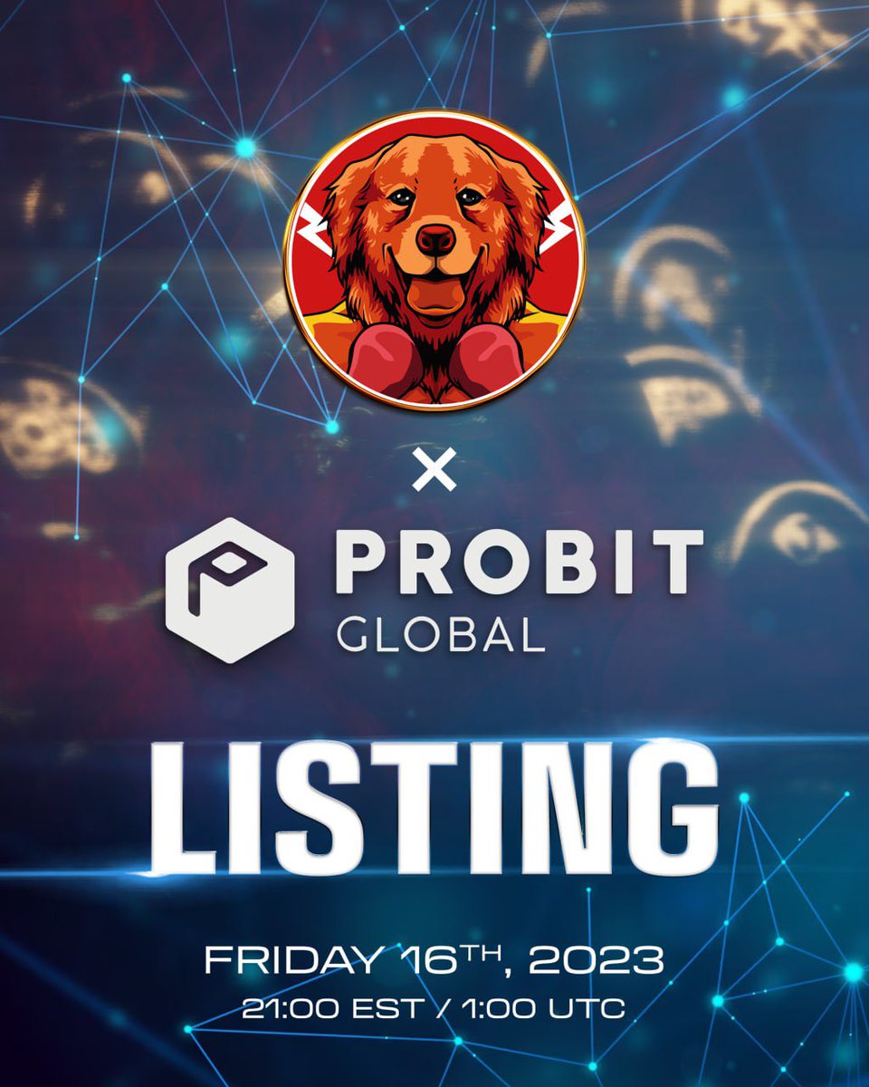 Marshall Inu is very excited to announce that $MRI will be officially listed with our new partner @ProBit_Exchange on June 16th! 🙌

ProBit is one of the top exchanges in the world and joins our mission of #FightingForFighters! 🏆

🔹Trading Pair: MRI/USDT
🔹Deposit: June 16,