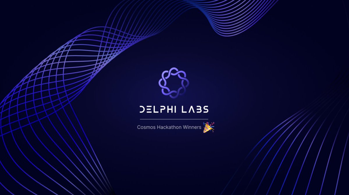 1/ We recently teamed up with <a href="/osmosis/"></a>, <a href="/Injective_/">ninja</a> and @Neutron_org to host the Delphi Labs Cosmos Hackathon.

With 250+ participants and 60 submissions, we are thrilled to announce the top 3 winners from each ecosystem 🧵👇