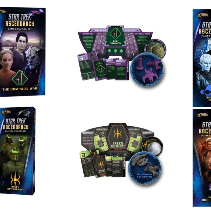 Board Game Extras on Twitter "Star Trek Ascendancy expansions restock including Dominion War