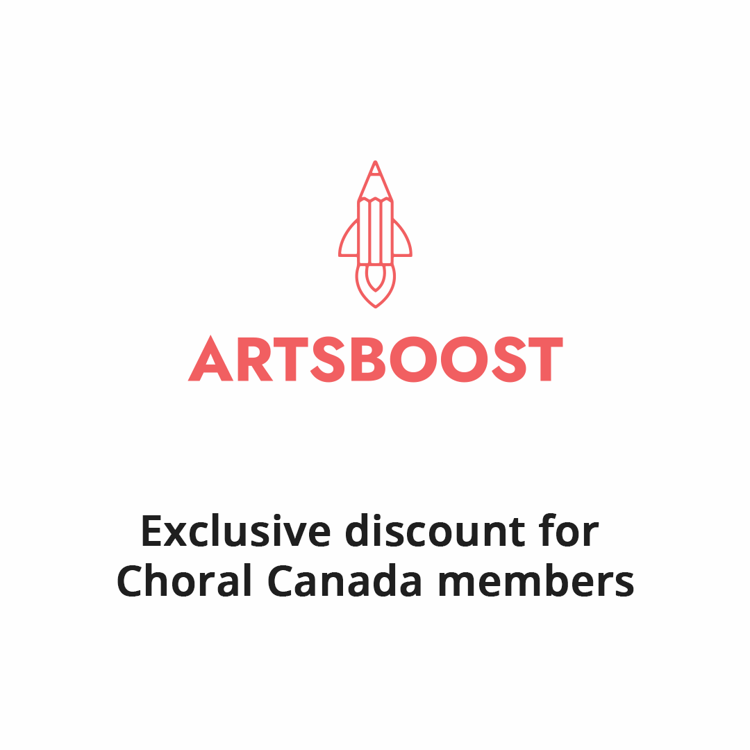 New discount for Choral Canada members! 📣 Get 15% off all @arts_boost online courses, courtesy of The Arts Firm. Relevant topics include marketing, fundraising, inclusivity, sustainability, and more. Access the promo code here: bit.ly/42XOb0Z