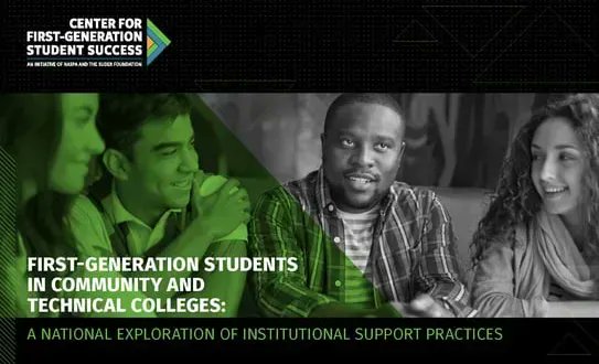 To better understand the current state of first-generation student support programs and services at community and technical colleges across the US, we interviewed leaders, administrators, staff, and first-gen students. Our findings here: buff.ly/3eojyhY @FirstgenCenter
