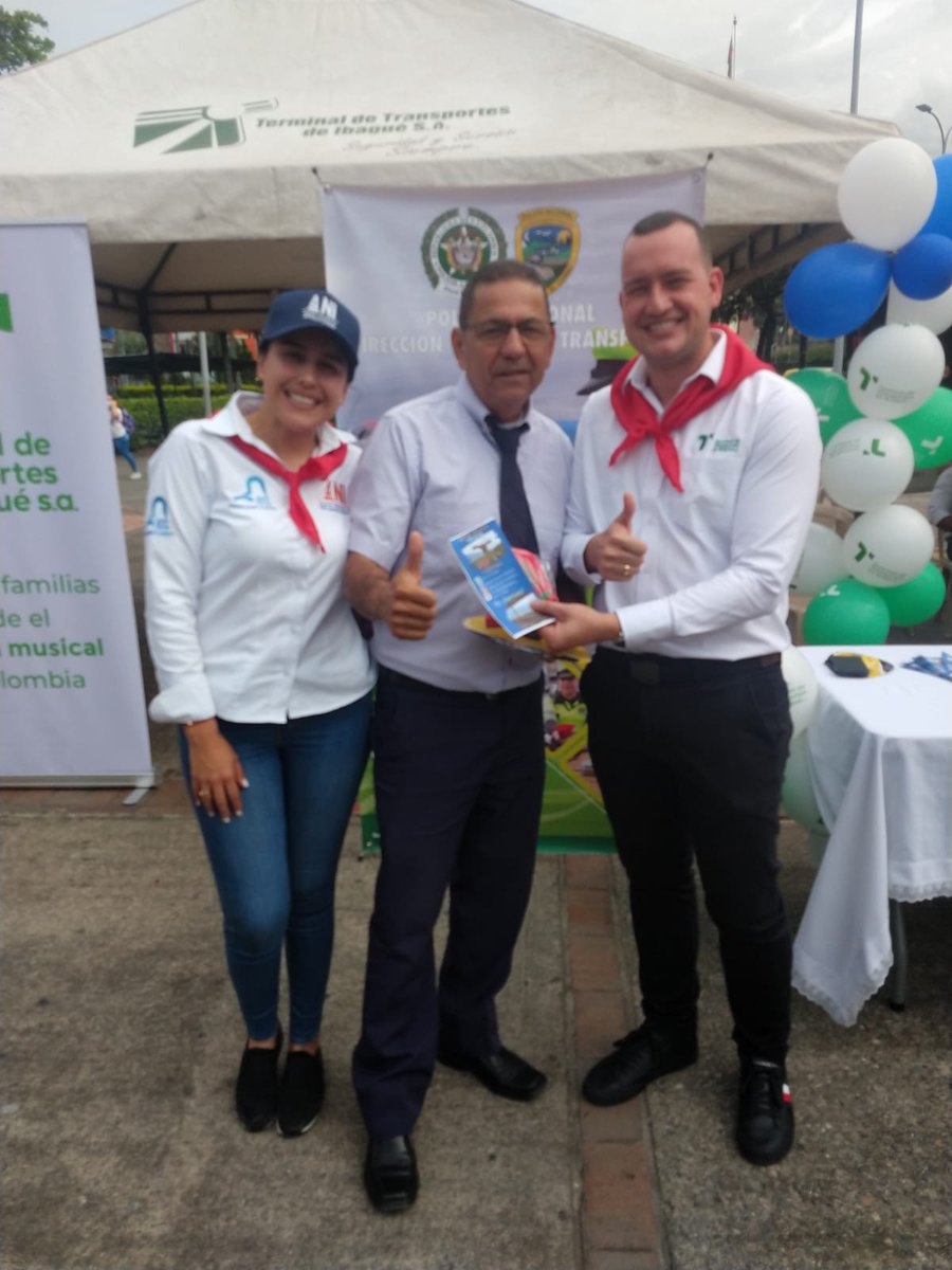 Terminalibague's tweet photo. #AEstaHora damos inicio a la campaña #TomateLaViaSinApagarTuVida en compañía de @APPGICA, Agencia Nacional de Infraestructura ANI, Departamento Administrativo de Transito Transporte Secretaria de Movilidad de Ibagué y la #Metib.
Trabando en Pro de nuestros usuarios. https://t.co/rWfAIKcnZN
