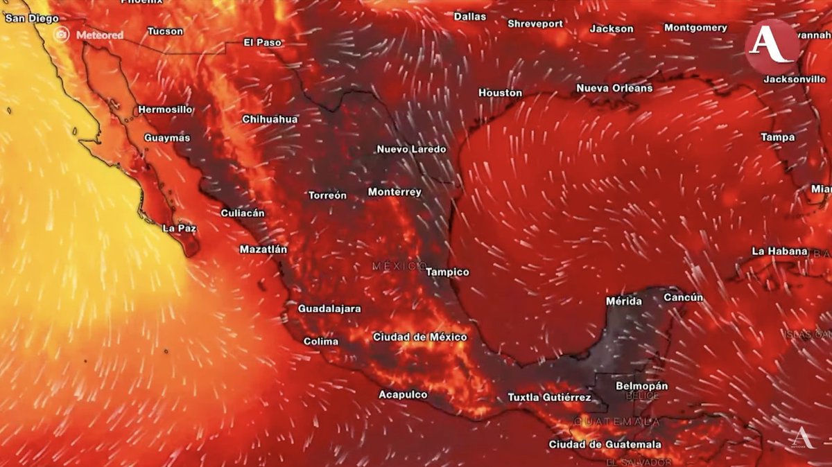 CDDesierto's tweet photo. No es calor, es desmonte.

Imagen 1: La onda de calor que azota a México.  
Imagen 2: Incendios forestales activos.
Imagen 3: Zonas agrícolas.

¿Coincidencia? https://t.co/Dt5XhcvWb3