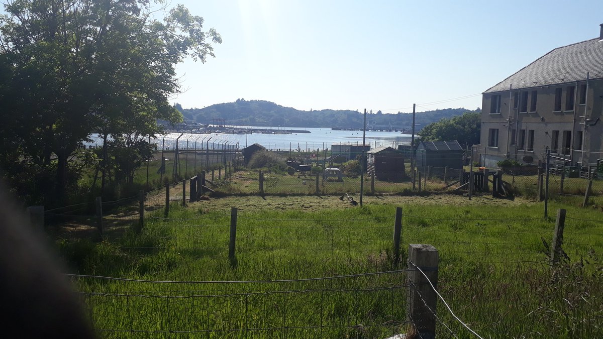 JamesAithie's tweet image. This evening's gardening view.
#Stornoway #sweltering