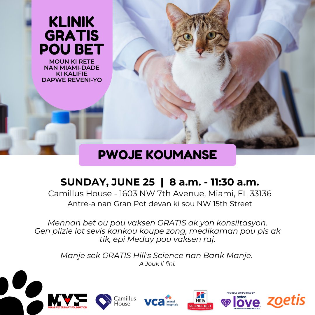 MiamiVetFoundation tweet media