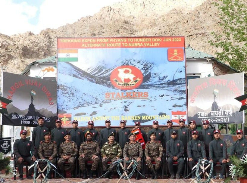 The expedition from Phyang to Hunder Dok will mark the beginning of celebrations of 'Rajat Jayanti' of  #KargilWar 

#KVD2023 

<a href="/adgpi/">ADG PI - INDIAN ARMY</a>
<a href="/NorthernComd_IA/">NORTHERN COMMAND - INDIAN ARMY</a> 

(2/2)