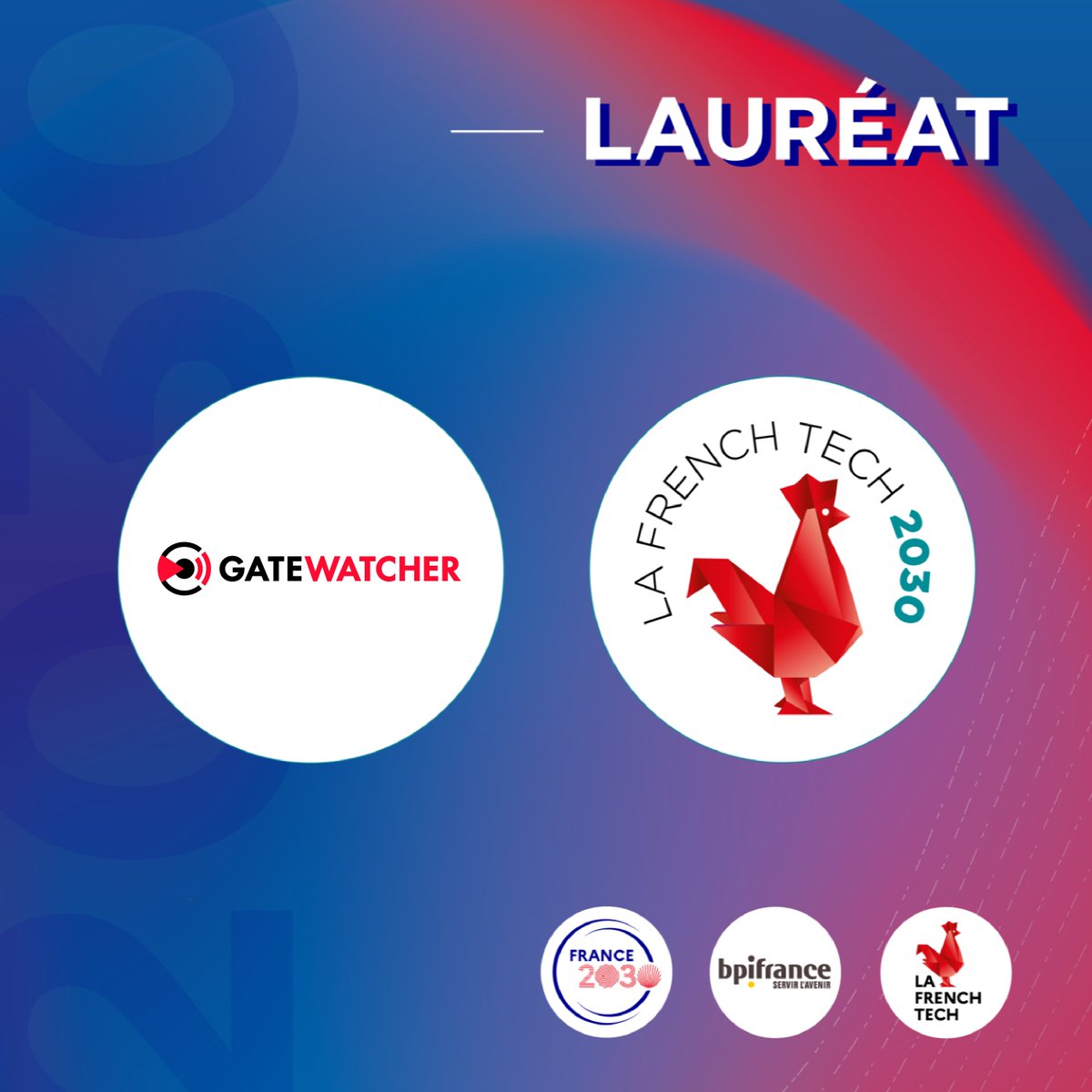[GOOD NEWS] 🚀Gatewatcher est lauréate de la première édition du programme #FrenchTech2030!

Merci à toutes nos équipes, à <a href="/LaFrenchTech/">La French Tech</a>, au <a href="/SGPI_avenir/">Secrétariat général pour l’investissement</a> et à <a href="/Bpifrance/">Bpifrance</a> pour cette belle reconnaissance !

#cybersecurité #FrenchTech2030 #FrenchTech