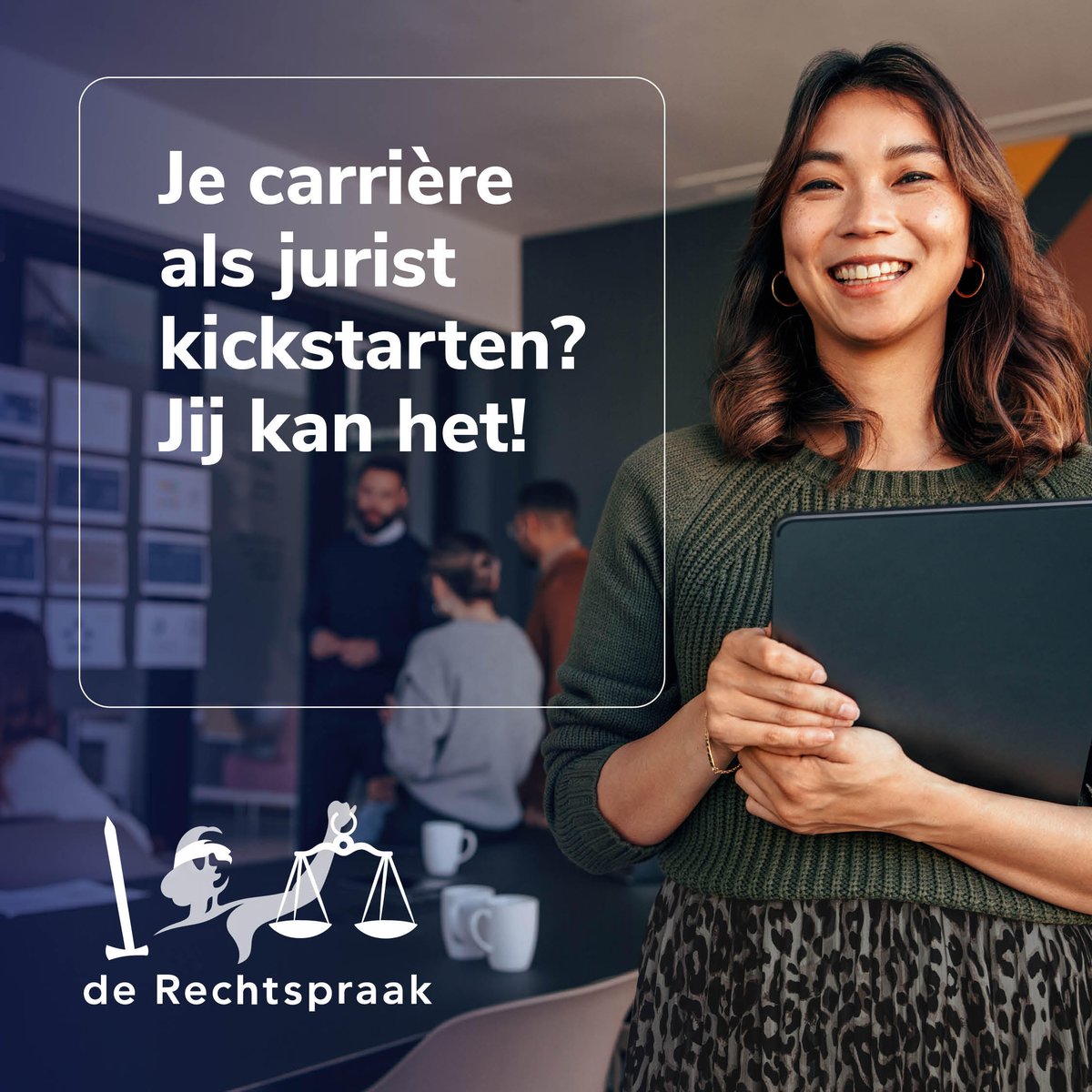 Rond jij nog dit jaar je masterstudie rechten af of heb je die recent afgerond en wil jezelf ontwikkelen tot juridisch professional, terwijl je meewerkt aan een rechtvaardige samenleving? Dán is het tweejarige Traineeprogramma Rechtspraak iets voor jou! werkenbijderechtspraak.nl/traineeprogram…