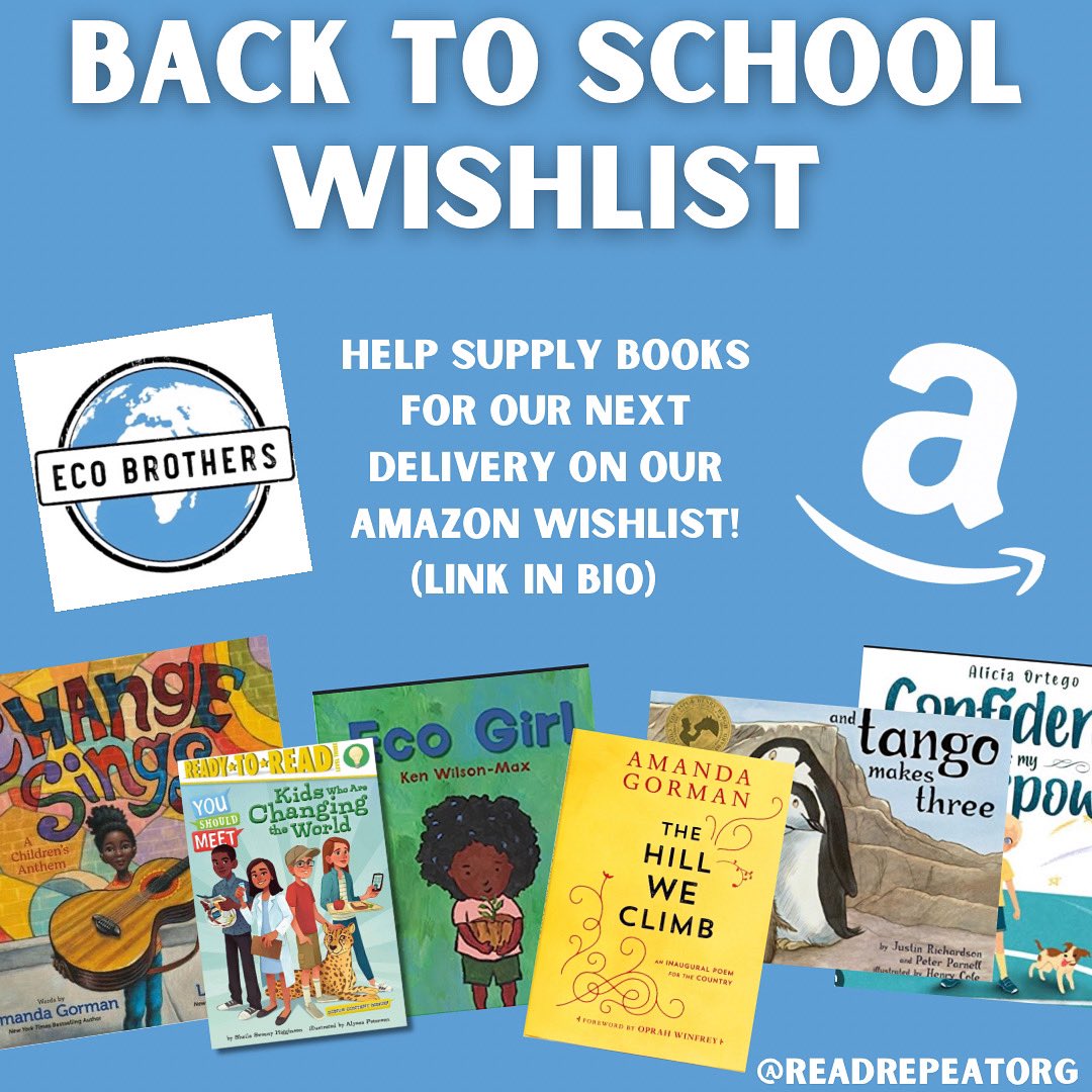 This Summer, we are continuing our Back to School Wishlist! YOU have the opportunity to directly support our initiative of providing diverse books into the hands of students! Help us #clearthelist ! (link in bio and on thread) #clearthelist2023 #amazonwishlist