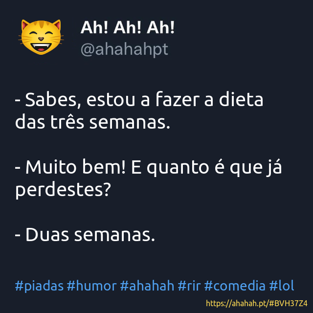 ahahahpt's tweet photo. #piadas #humor #ahahah #rir #comedia #lol 
https://t.co/wHDvCN5zH5 https://t.co/6xcBFcQnfm