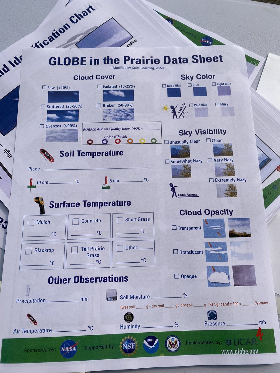 awlswa's tweet photo. Designing sun catchers and collecting cloud and prairie data for GLOBE! @xcite_learning @OHEducation @OSLN #SummerLearningProgram #SolarFest #SummerSTEAM ☀️🌎 https://t.co/8wnJaWHXn1